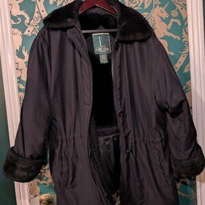 Vintage LARRY LEVINE Microfibre - black jacket - medium